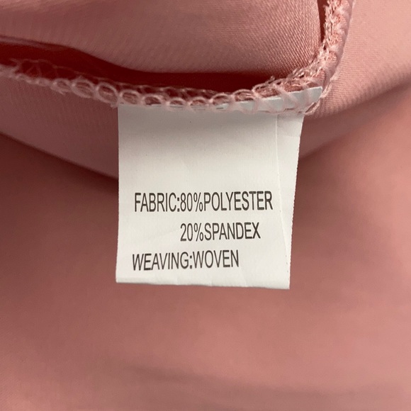 Blush Pink Polyester Robe - Picture 6 of 6